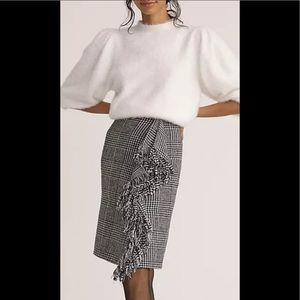 Mare mare for‎ Anthropologie black tweed skirt. Brand new. Retail 150